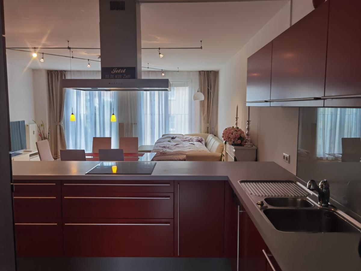 Modernes Studio-Apartment Nahe Zentrum Mit Garagenplatz Wien Exterior foto